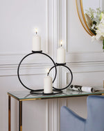 Kerzenständer CAKUNG Metall 33 cm Schwarz