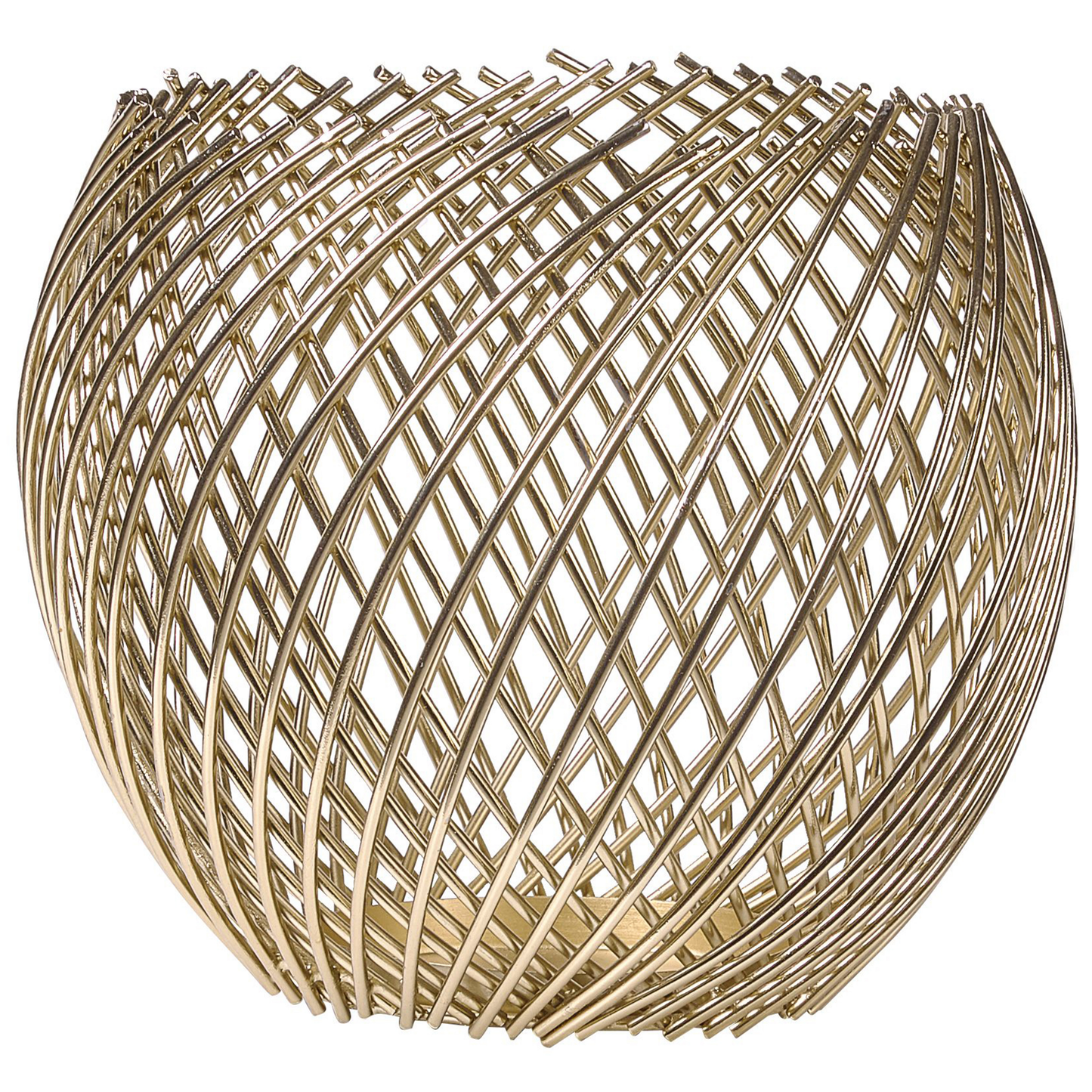 Kerzenständer 2er Set TANDUY Metall 18/22 cm Gold