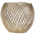 Kerzenständer 2er Set TANDUY Metall 18/22 cm Gold