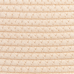 Textilkorb Baumwolle hellbeige ⌀ 34 cm 2er Set SARYK