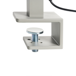 LED Schreibtischlampe klemmbar OCTANT mit Bewegungsmelder Metall Silber