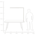 LED Schreibtischlampe klemmbar OCTANT mit Bewegungsmelder Metall Silber