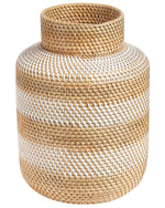 Dekovase RENUN Keramik 36 cm Naturfarben