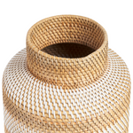 Dekovase RENUN Keramik 36 cm Naturfarben