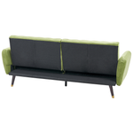 Schlafsofa Samtstoff Olivgrün VIMMERBY