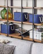 Aufbewahrungskorb marineblau 3er Set DARQAB