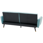 3-Sitzer Schlafsofa Samtstoff hellblau VIMMERBY