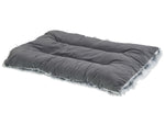 Tierbett ERGANI Samtstoff Grau