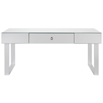 Couchtisch Spiegeleffekt silber mit Schublade NESLE