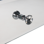 Couchtisch Spiegeleffekt silber mit Schublade NESLE