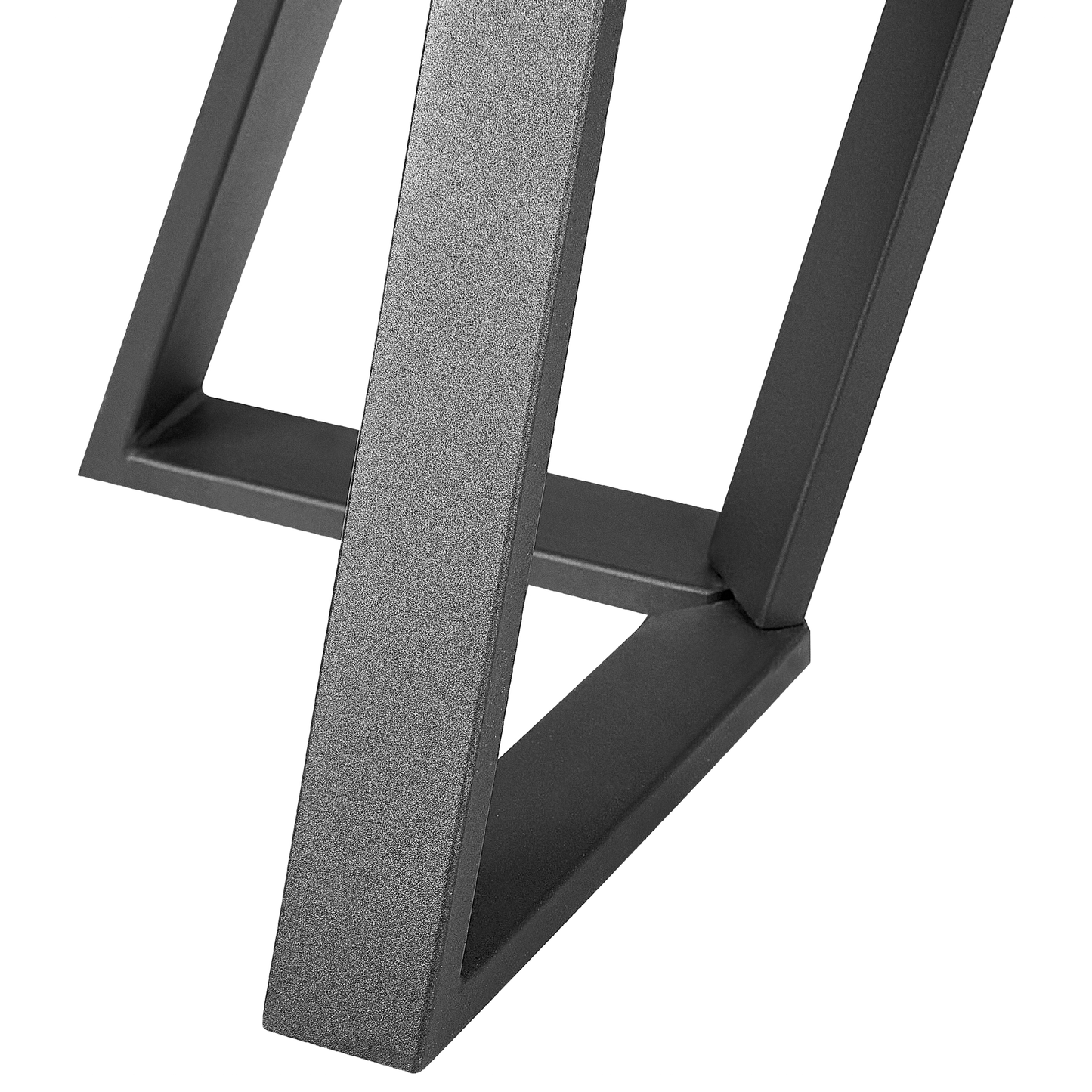 Sitzbank heller Holzfarbton / schwarz 120 cm UPTON