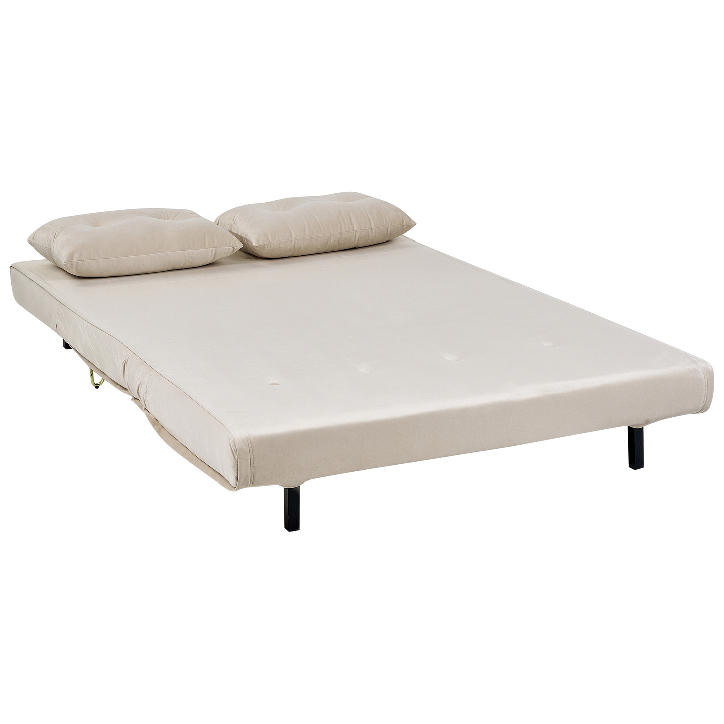 Sofa Set Samtstoff hellbeige 3-Sitzer VESTFOLD