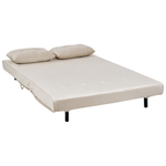 Sofa Set Samtstoff hellbeige 3-Sitzer VESTFOLD