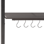 Pavillon NARO Metall 240 cm 148 cm Grau