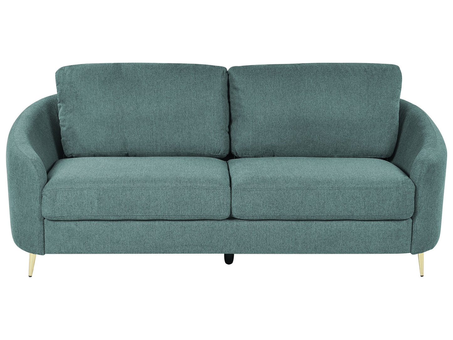 3-Sitzer Sofa Polsterbezug mintgrün / gold TROSA