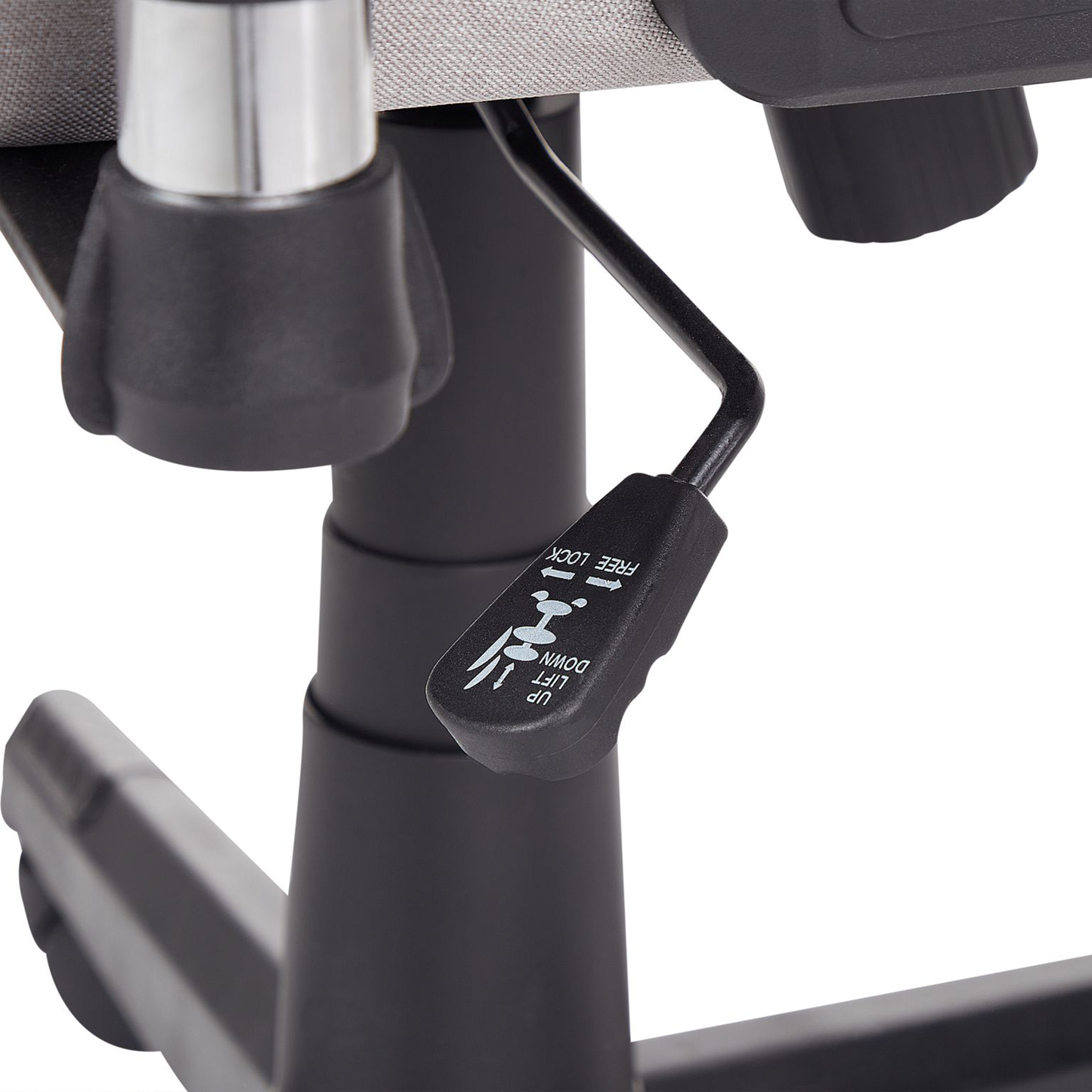 Gaming Stuhl drehbar WARRIOR Hellgrau