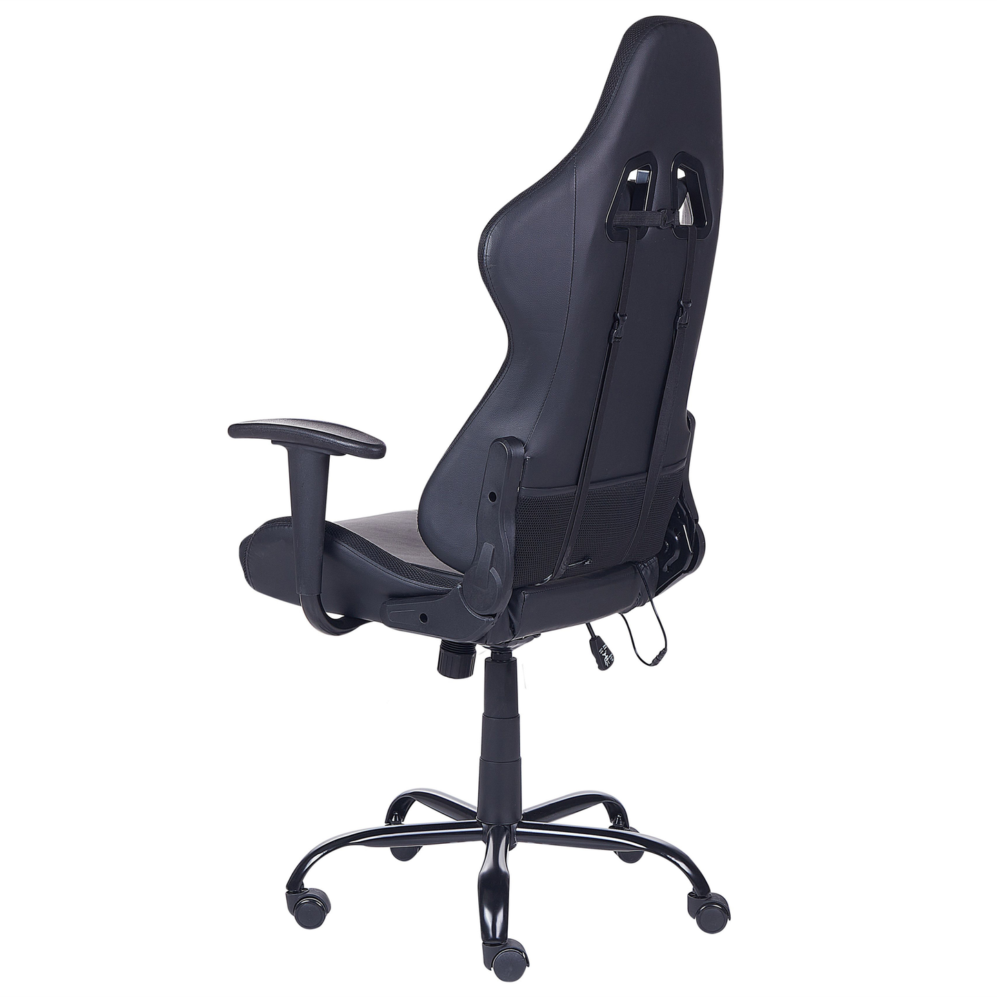 Gaming Stuhl drehbar GLEAM Kunstleder Schwarz