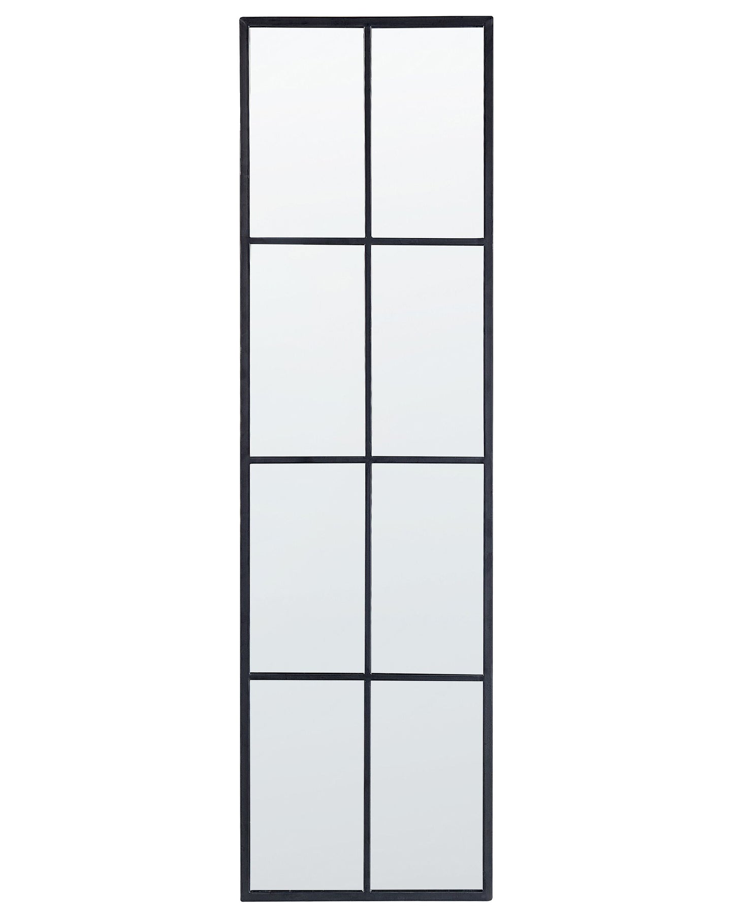 Wandspiegel CAMON 38 cm 132 cm Metall Schwarz