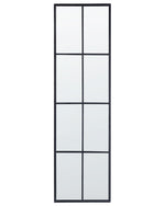 Wandspiegel CAMON 38 cm 132 cm Metall Schwarz