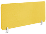 Schreibtischtrennwand senfgelb 160 x 40 cm WALLY