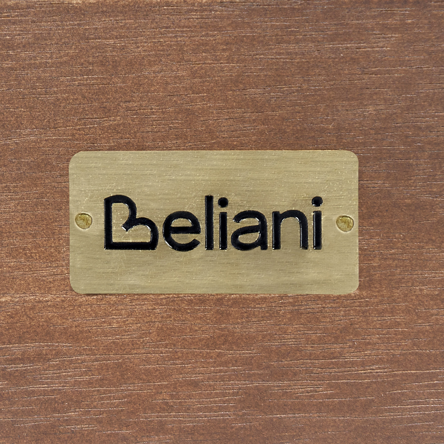 Outdoor Couchtisch TIMOR 90 cm 75 cm zertifiziertes Akazienholz Dunkelbraun