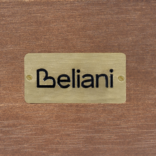 Outdoor Couchtisch TIMOR 90 cm 75 cm zertifiziertes Akazienholz Dunkelbraun