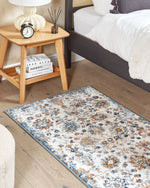 Teppich mehrfarbig 80 x 150 cm abstraktes Muster AKORI