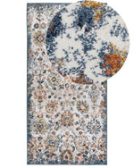 Teppich mehrfarbig 80 x 150 cm abstraktes Muster AKORI