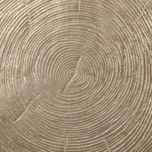 Beistelltisch gold / schwarz rund ⌀ 33 cm MUNNAR