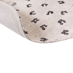 Teppich Baumwolle hellbeige Tiermotiv ⌀ 140 cm AFIS