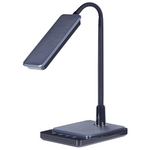 LED Schreibtischlampe CENTAURUS mit Dimmer Metall Schwarz