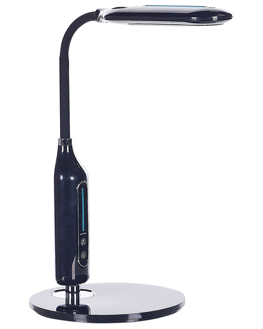 LED Schreibtischlampe CYGNUS mit Dimmer Metall Schwarz