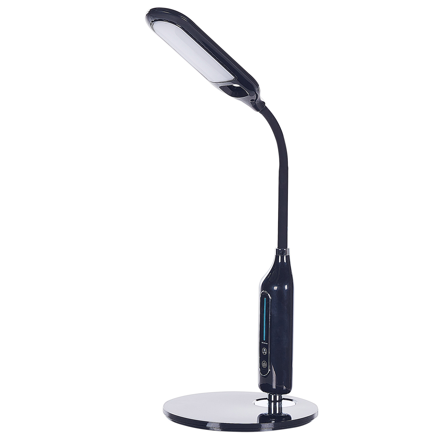 LED Schreibtischlampe CYGNUS mit Dimmer Metall Schwarz