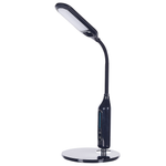LED Schreibtischlampe CYGNUS mit Dimmer Metall Schwarz