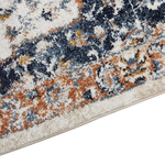 Teppich mehrfarbig 160 x 230 cm orientalisches Muster Kurzflor HERMON