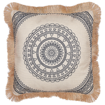 Dekokissen 2er Set AGRIMONY 45 x 45 cm Schwarz Orientalisches Muster