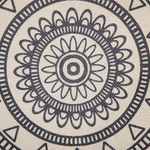 Dekokissen 2er Set AGRIMONY 45 x 45 cm Schwarz Orientalisches Muster