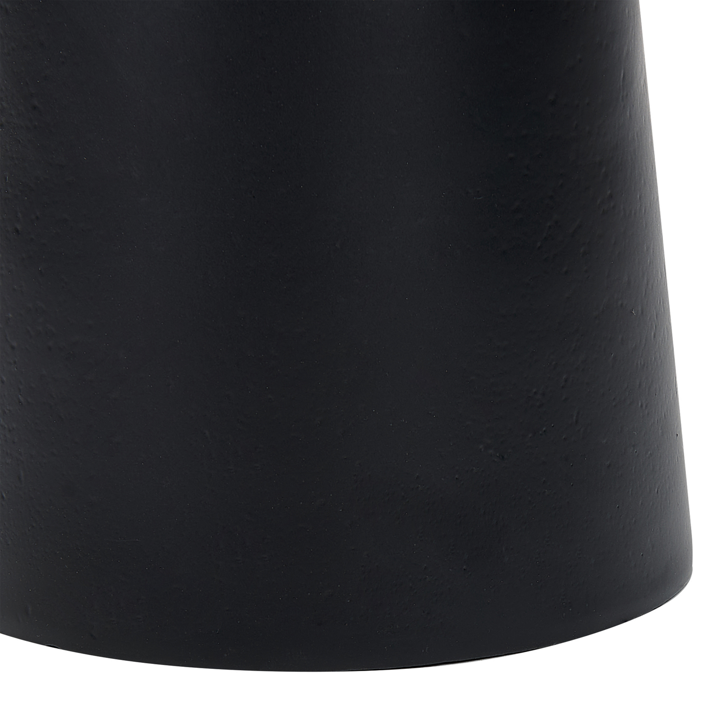 Beistelltisch Aluminium gold / schwarz rund ø 36 cm TANAMI