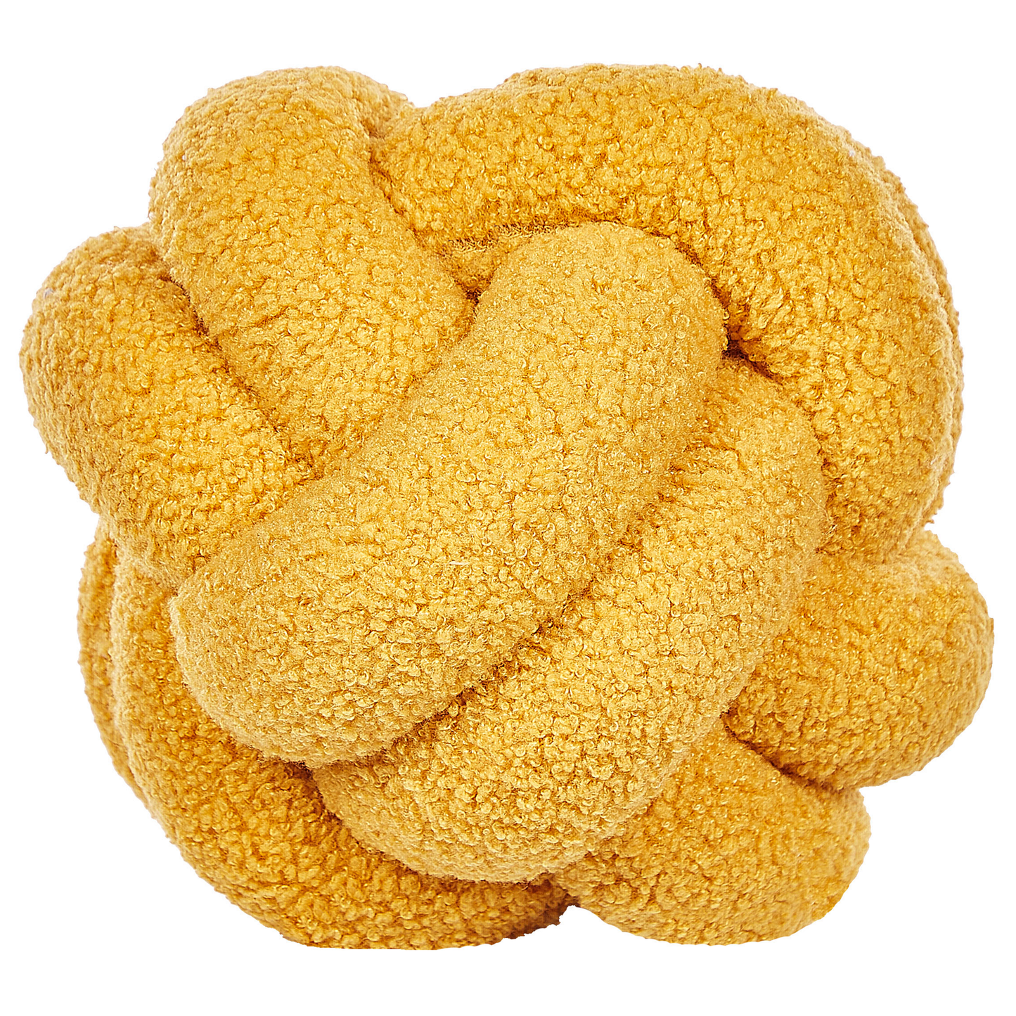 Dekokissen 2er Set MALNI Bouclé 19 x 19 cm Senfgelb Ohne Muster