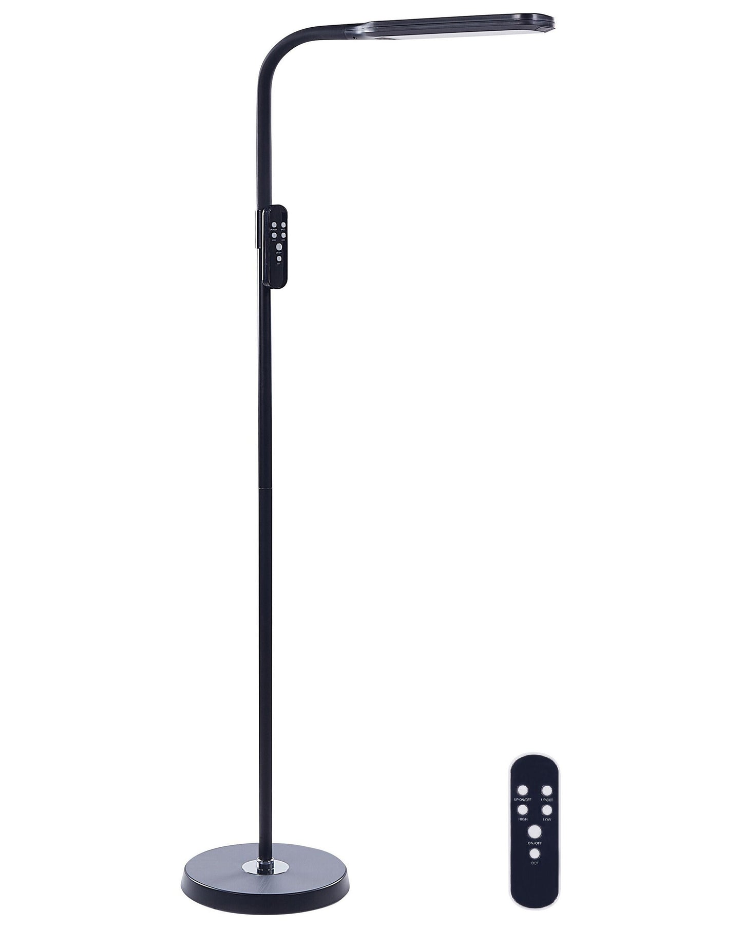 LED Stehlampe ARIES mit Dimmer Metall Schwarz
