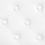 Bürostuhl drehbar PRINCESS Kunstleder Weiss