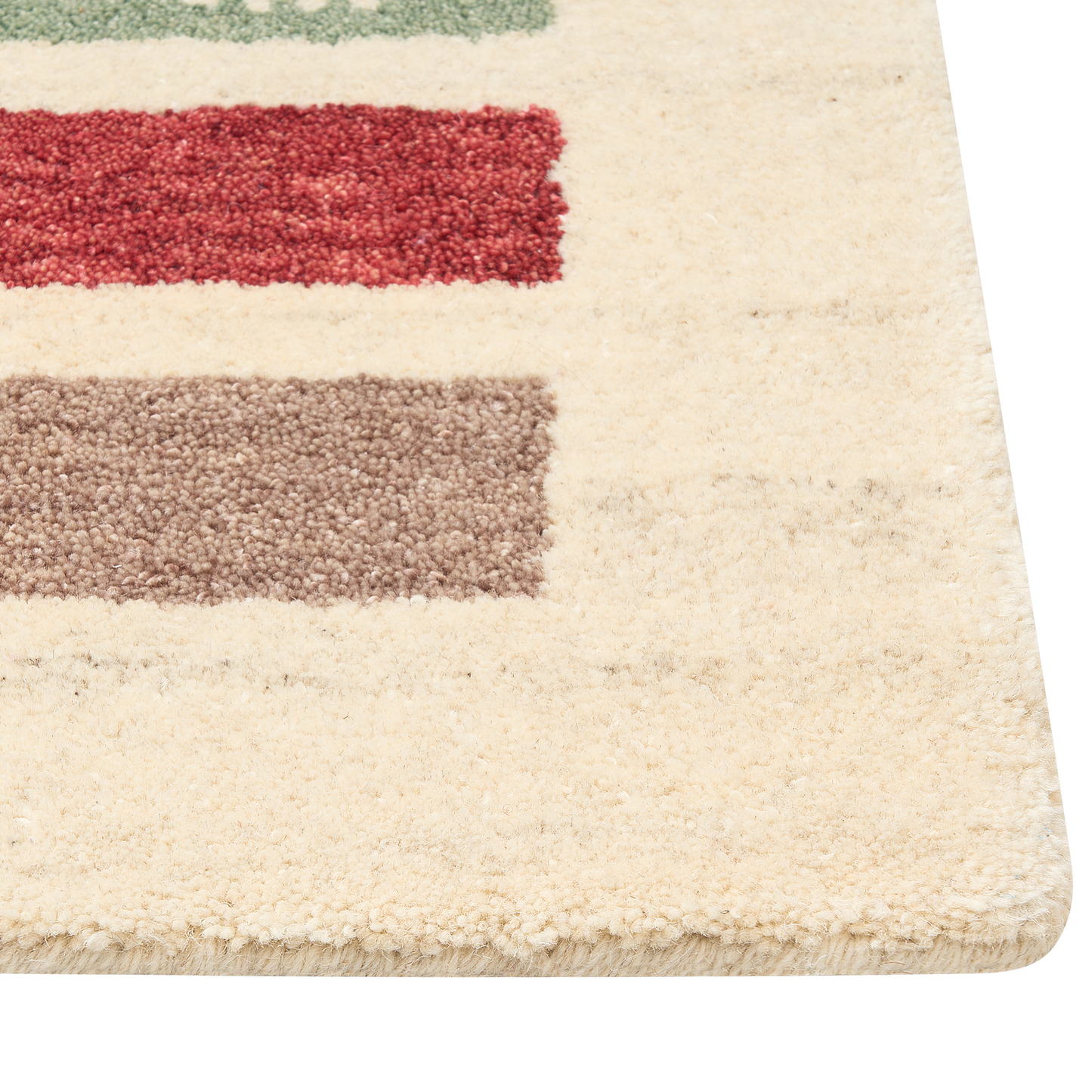 Gabbeh Teppich Wolle mehrfarbig 160 x 230 cm Hochflor MURATLI