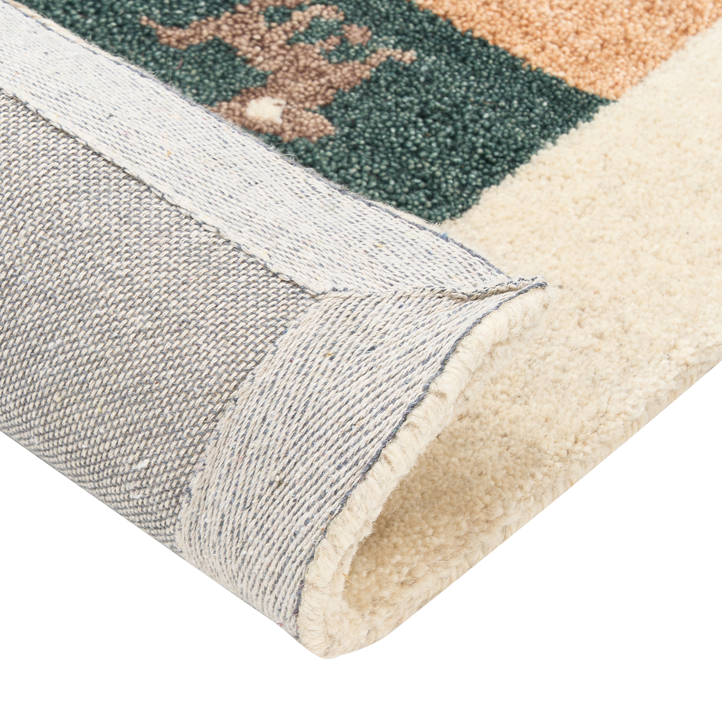 Gabbeh Teppich Wolle mehrfarbig 160 x 230 cm Hochflor SARILAR