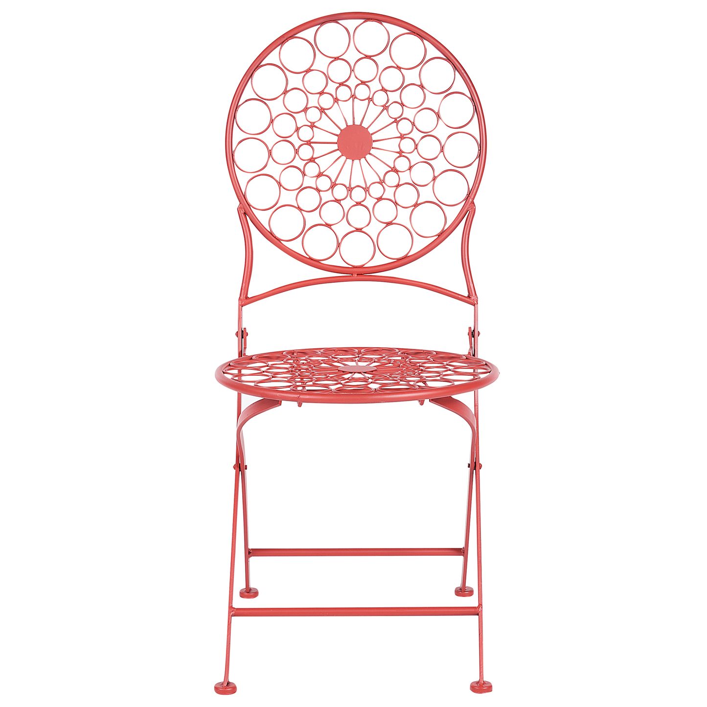 Bistro Set klappbar SCARIO Metall Rot