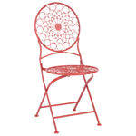 Bistro Set klappbar SCARIO Metall Rot