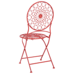 Bistro Set klappbar SCARIO Metall Rot