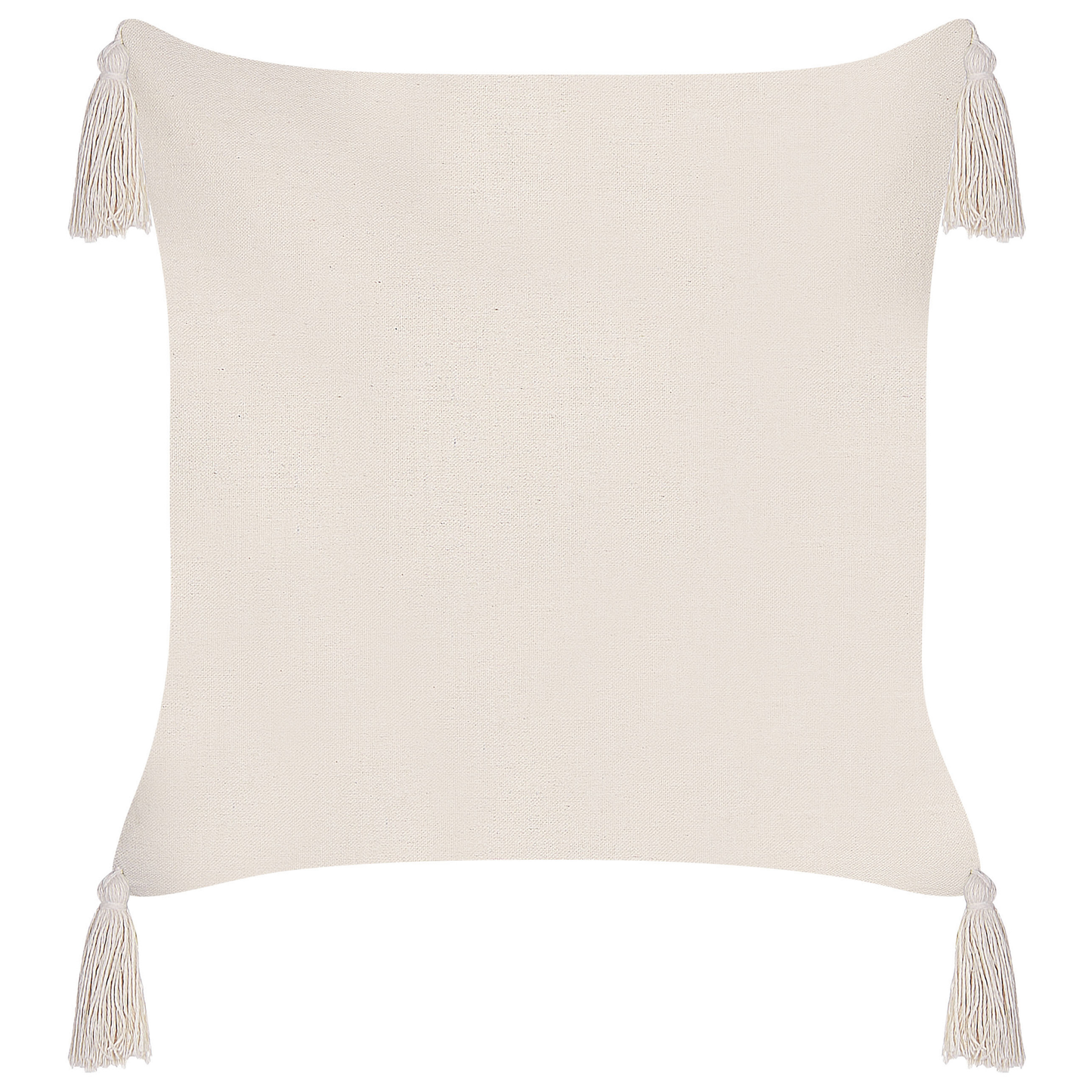 Dekokissen 2er Set HAKONE 42 x 42 cm Hellbeige Geometrisches Muster