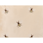 Dekokissen 2er Set TALINUM Samtstoff 45 x 45 cm Beige Tiermuster