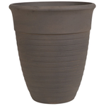 Set mit 2 Blumentöpfen KATALIMA Stein 50 cm Braun