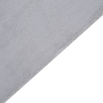 Kunstfellteppich Kaninchen hellgrau 80 x 150 cm MIRPUR